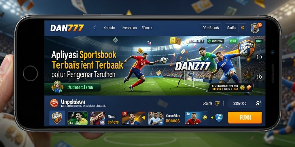Screenshot DAN777 menampilkan pengalaman taruhan olahraga yang mendebarkan.