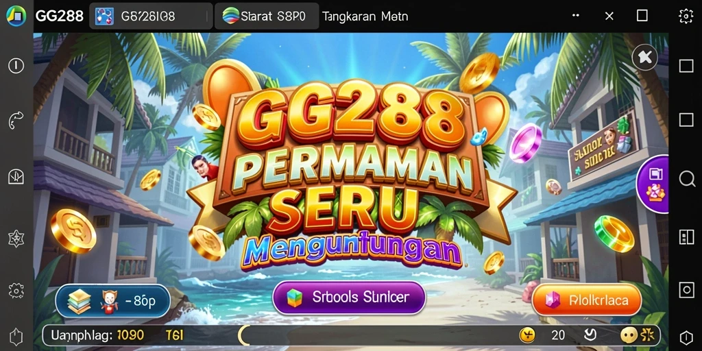 Tampilan gameplay GG288 dengan slot yang mengasyikkan.