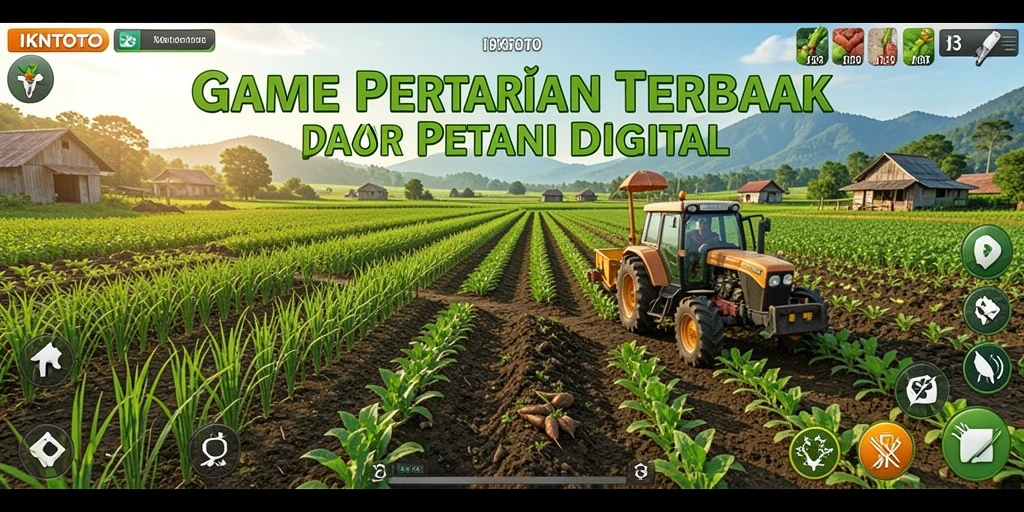 Tampilan gameplay <strong>IKNTOTO</strong> yang menampilkan aktivitas pertanian yang seru.