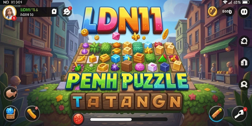 Tampilan gameplay LDN11 yang menantang dan penuh warna.