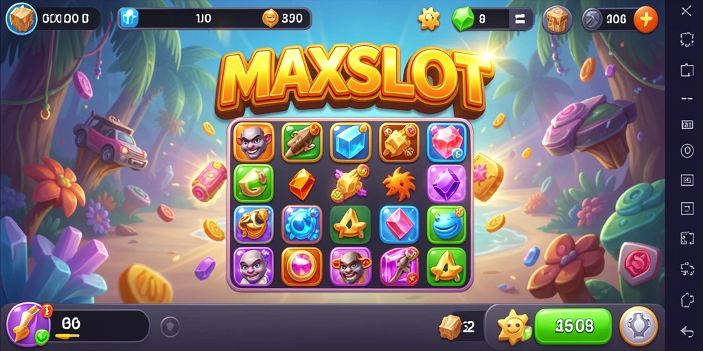 Tampilan gameplay seru MAXSLOT dengan grafis menawan.