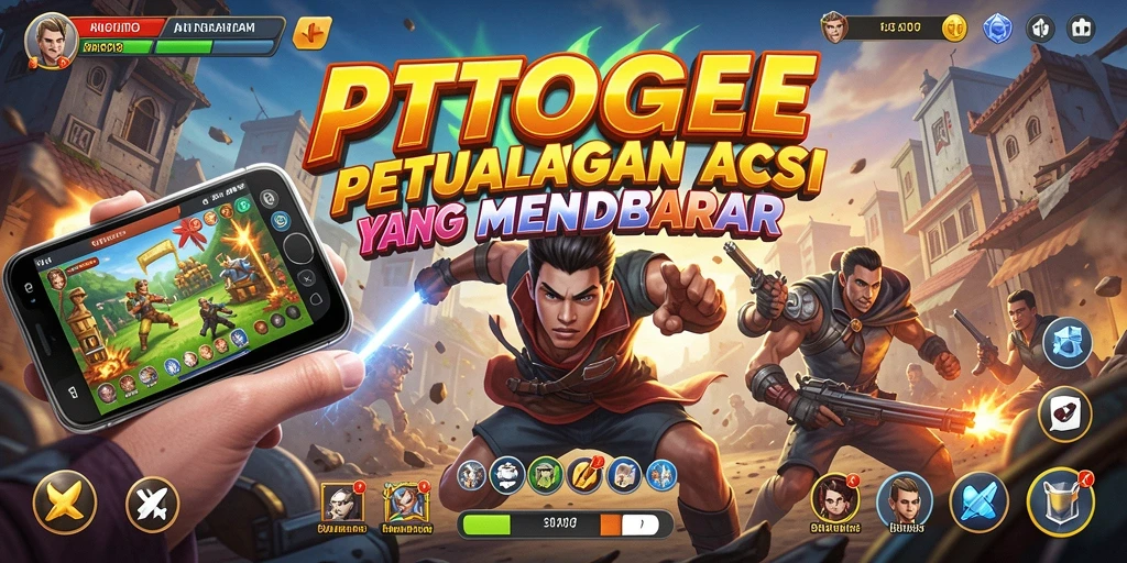 Tangkapan layar menampilkan aksi mendebarkan dalam gameplay PTTOGEL.