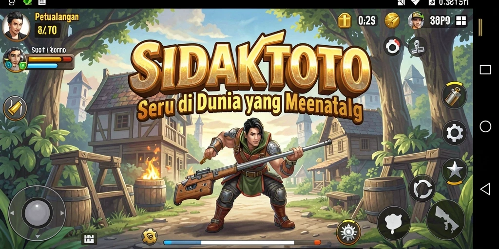 Tampilan gameplay <strong>SIDAKTOTO</strong> menampilkan petualangan seru di dunia yang menantang.