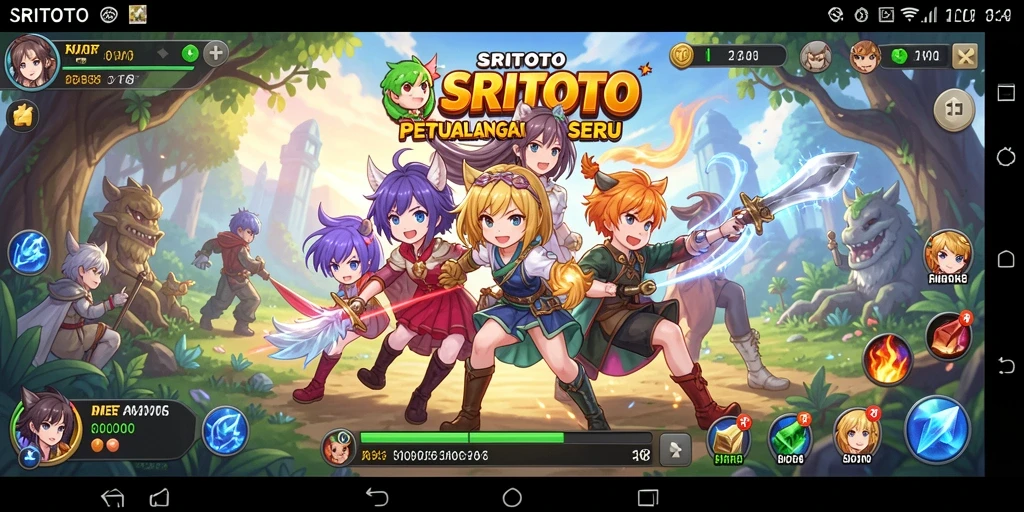 Gameplay seru SRITOTO dengan karakter Anime yang menawan.