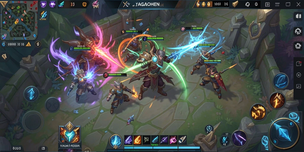 Tampilan aksi seru dalam gameplay YAGAOHEN yang mendebarkan.