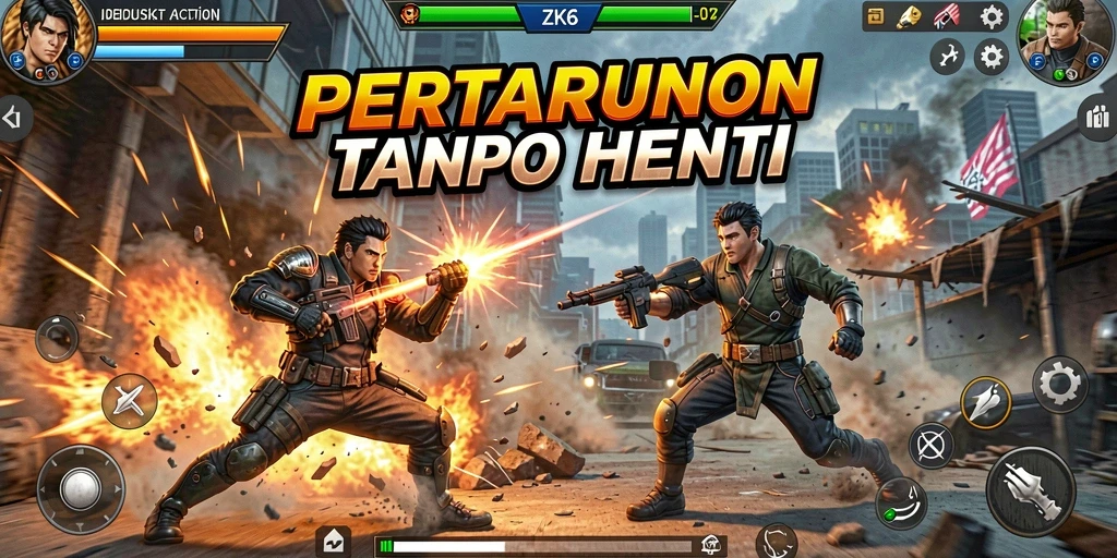 Tampilan aksi mendebarkan dalam ZK6 yang memukau.